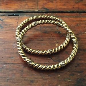 Vintage Oscar De La Renta bangles